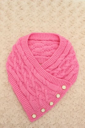 Knitting Pattern Ladies Neckwarmer, Scarf #592