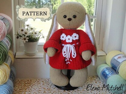 Pattern Knitted Bunny