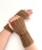 Herringbone Fingerless Gloves