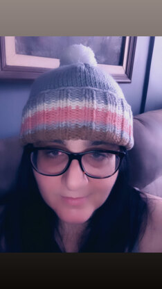 Basic Family Knit Hat in Caron One Pound - Downloadable PDF