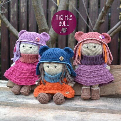 Mia the Doll Crochet Pattern