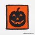 Halloween Pumpkin Potholder