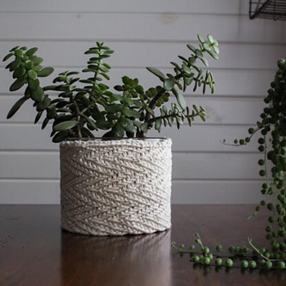 Plant Cozy : Herringbone