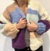 Quick Knit Colorblock Cardigan