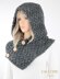 Elena Knit Hooded Cowl #804