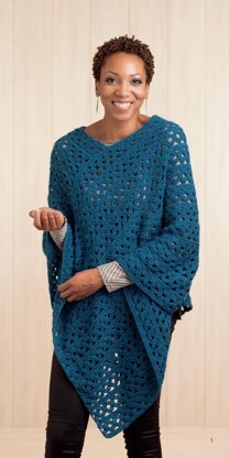 Leisure Arts eBook Boho Chic Crochet Ponchos