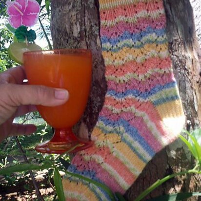 Rum Punch Socks - knitting pattern
