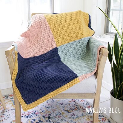 Square Color Block Blanket