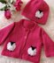 Baby Sheep Cardigan and Hat