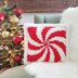 Peppermint Holiday Pillow Cover