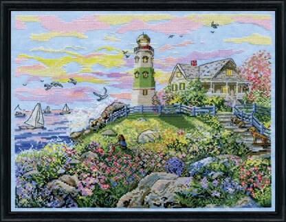 Design Works Watching the Sunset Counted Cross Stitch Kit - 35 x 28cm