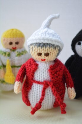 Scrooge Christmas Carol Dolls Knitting Pattern - Toy Knitting Pattern