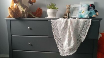 Elegant Christening Shawl