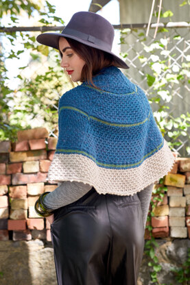 Women's Shawl Pointille in Universal Yarn Deluxe Worsted Superwash - Downloadable PDF