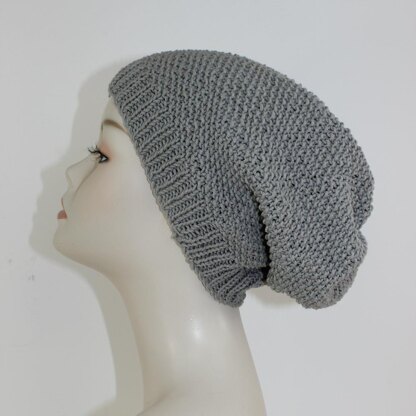 Moss Stitch Slouch Hat Circular