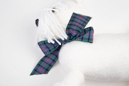 West Highland Terrier in Deramores Studio DK Acrylic - Downloadable PDF