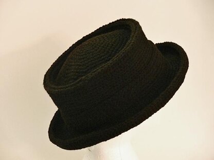 Black pork pie hat womens on sale