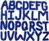 3 Pattern Multipack: Uppercase Alphabet, Lowercase Alphabet, and Number & Punctuation Motif Patterns