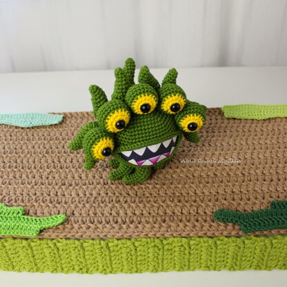 Toxic Bloom – Chibi Monster Amigurumi Pattern (PDF)