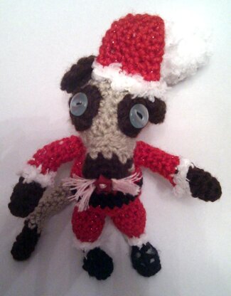 Santa Meerkat Crochet Pattern
