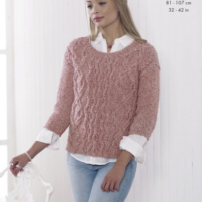 Sweater & Cardigan in King Cole Chunky - 4894 - Downloadable PDF