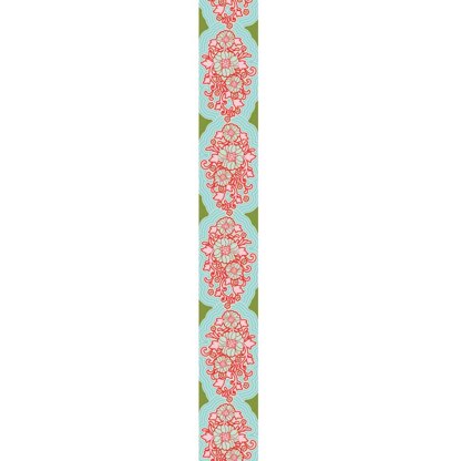 Tilda  Sunkiss Jacquard Teal Ribbon 30 mm