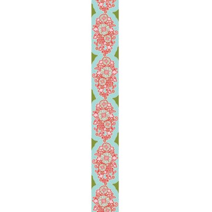 Tilda  Sunkiss Jacquard Teal Ribbon 30 mm