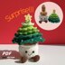 Surprise Christmas Weenie, Crochet Pattern Christmas Tree