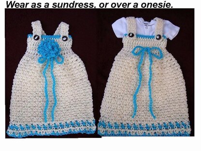 579, Moss stitch jumper or sundress