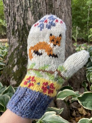 Woodland Fox Mittens