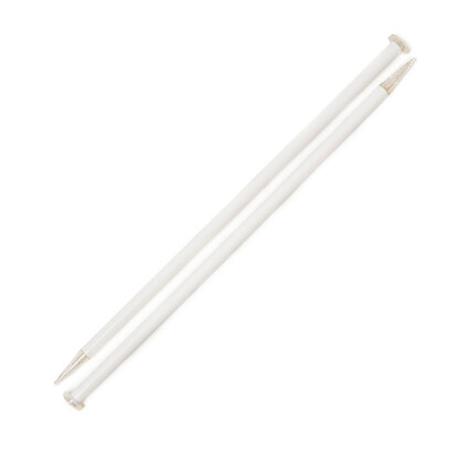 Addi White Plastic Single Point Needles 35 cm 20.00mm (approx. 14" US 36)