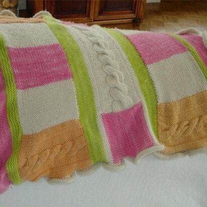 Patchwork Baby Girl - knitting pattern