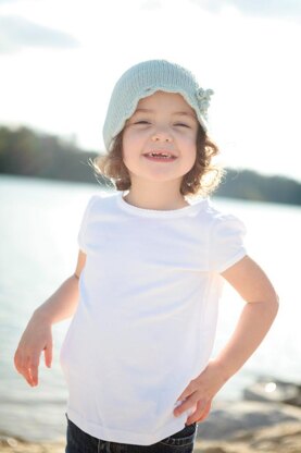 Rosy Scalloped Hat