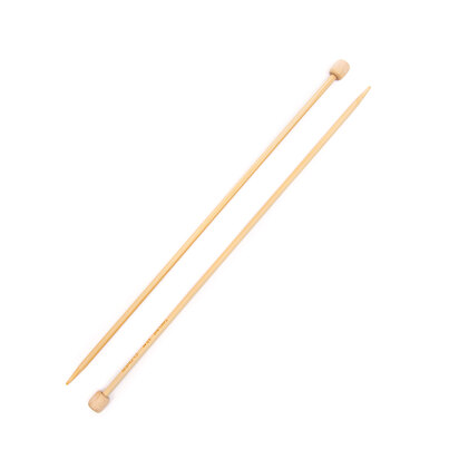 Clover Bamboo Single Point Needles 23cm (9in) (1 Pair)
