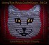 Animal Eyes Mosaic Crochet Square - Fat Cat