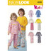 New Look Toddlers' and Child's Pajamas 6170 - Paper Pattern, Size A (1/2-1-2-3-4-5-6-7-8)