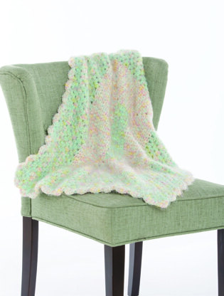 Marshmallow Fluff Blanket in Premier Yarns Gelato - Downloadable PDF