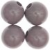 Rico Design Macramé Beads Wood Grey 4 Pcs - 95x100x35mm