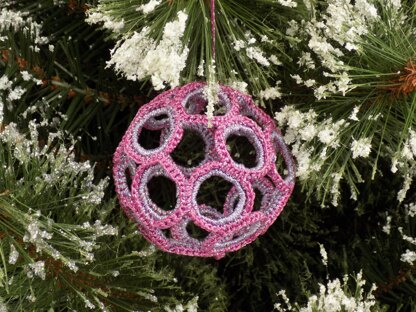Crochet Christmas Ball Upcycling