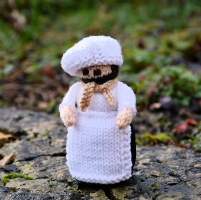 Victorian Baker Doll Knitting Pattern - Toy Knitting Pattern