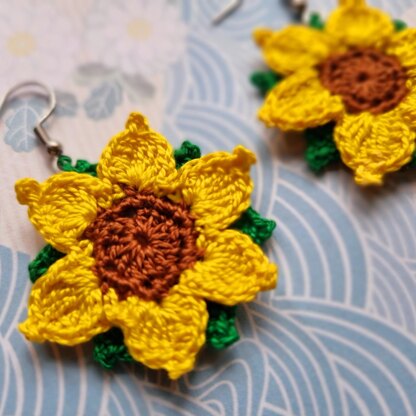 Sunflower Earrings