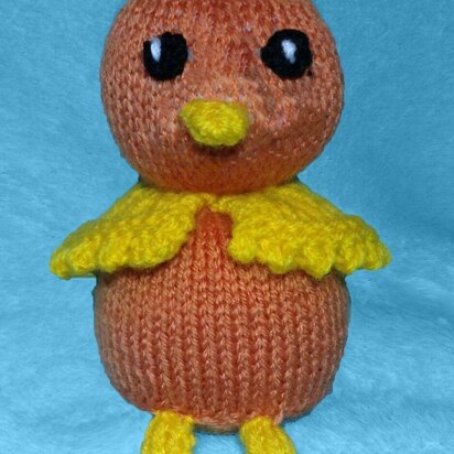 Torchick (Pokemon) choc orange cover / toy - knitting pattern