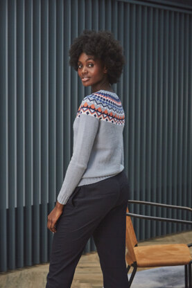 Olivia Sweater - Sweater Knitting Pattern in MillaMia Naturally Soft Merino - Downloadable PDF