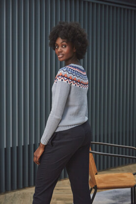 Olivia Jumper - Knitting Pattern for Women in MillaMia Naturally Soft Merino - Downloadable PDF