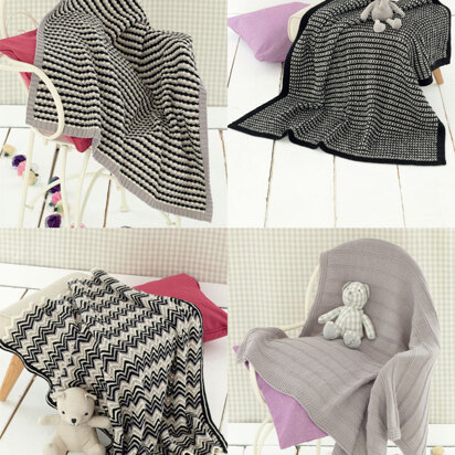 Blankets in Sirdar Snuggly DK - 4620 - Downloadable PDF