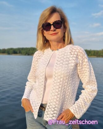 Lace Muschel Cardigan