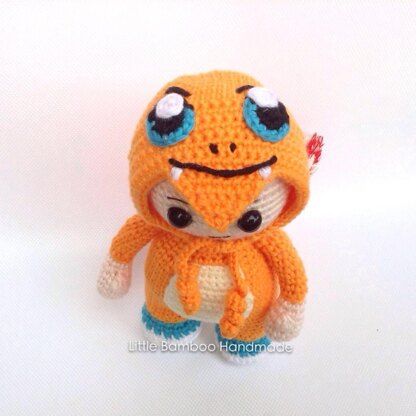 Charmander Costume Doll