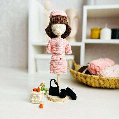 Doll clothes, crochet doll clothes, Amigurumi doll outfit, amigurumi doll, crochet doll with clothes