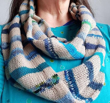 Carousel of Stripes Infinity Scarf