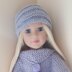 Parma Violet Hat for Doll